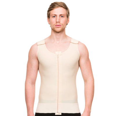 Post Surgery Male Compression Vest - No Sleeves
